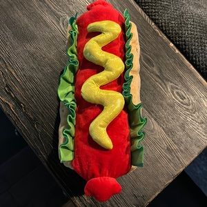 Dog/cat hot dog costume size small